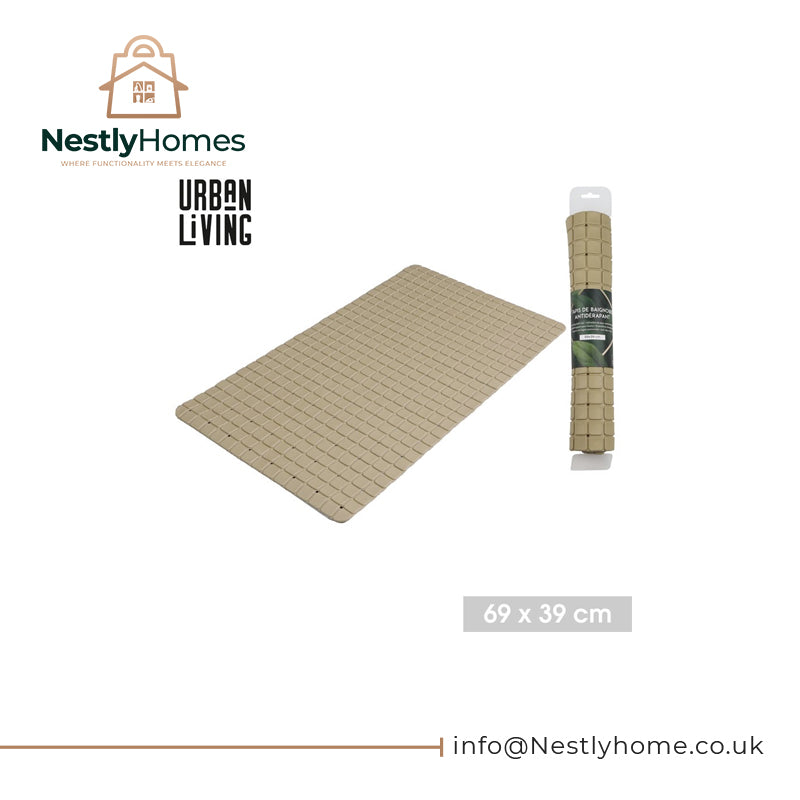 Urban Living Antislip Bathmat 69x38cm Gold