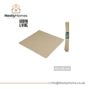 URBAN LIVING ANTISLIP BATHMAT55X55CM GOLD