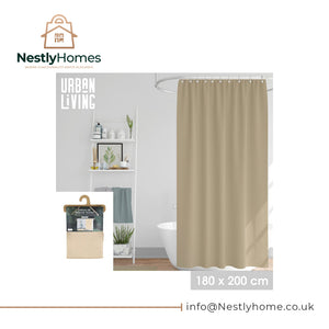 Urban Living Pasha Shower Curtain Desert 180x200