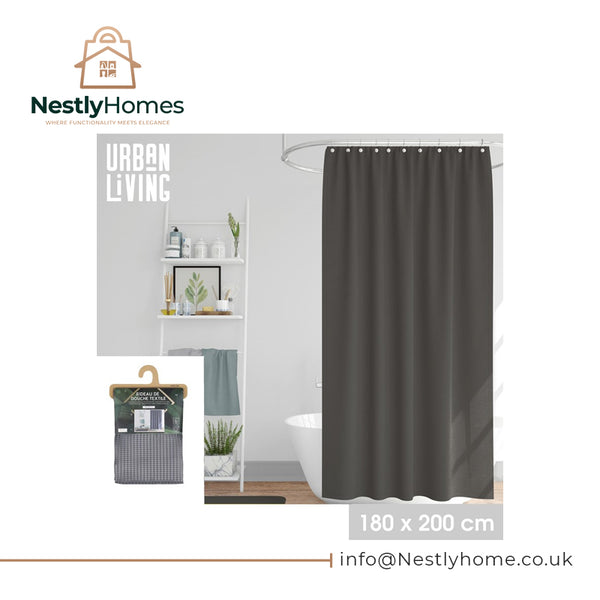Urban Living Pasha Shower Curtain Moonstruck 180x200