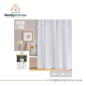 Urban Living Shower Curtain Lines 180x180cm