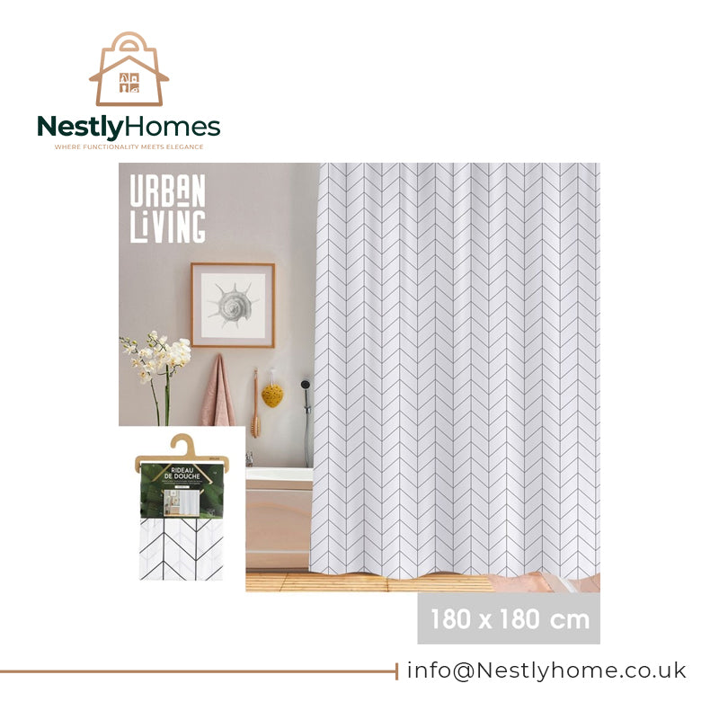 Urban Living Shower Curtain Lines 180x180cm