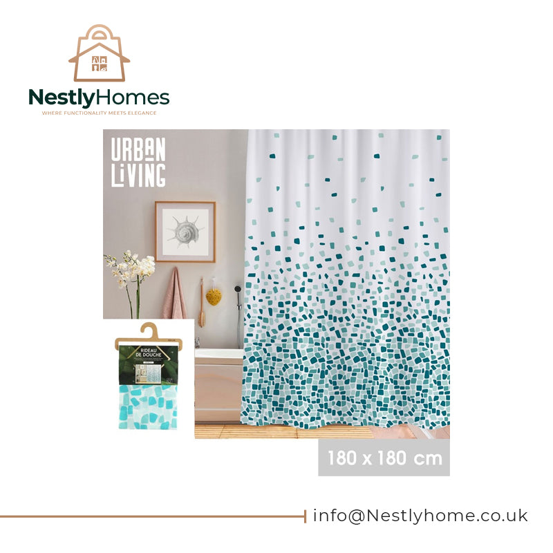 Urban Living Shower Curtain Mozaik 180x180cm