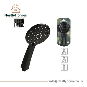 Urban Living Shower Head 3 Jet Black