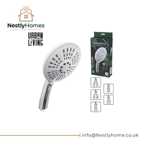 Urban Living Shower Hose Chrome 5 Jets