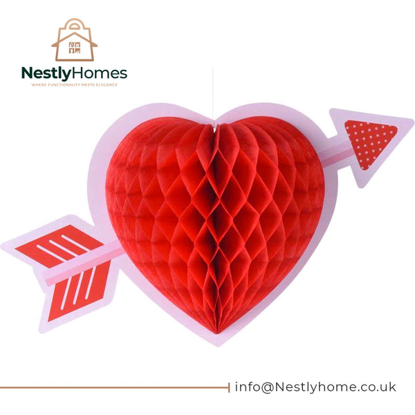 Valentines Decoration Heart 35x25cm