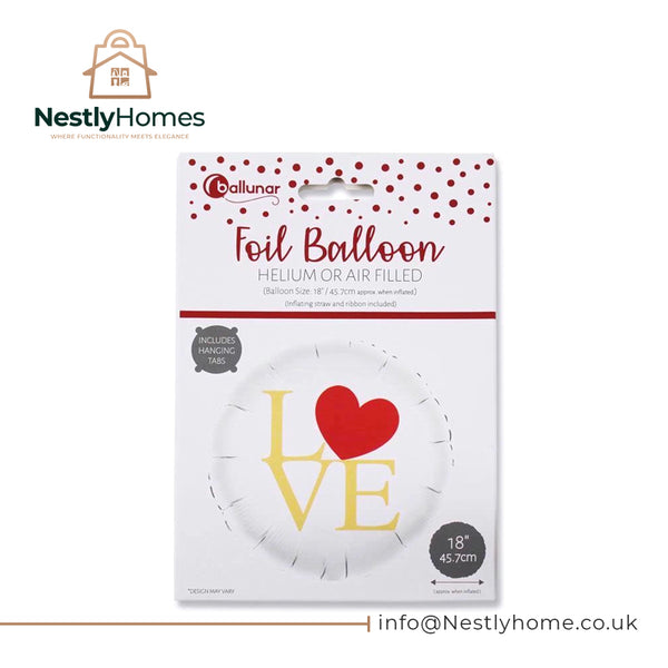 Valentines Love Round Foil Balloon Dd000