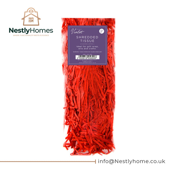 Valentines Red Shred Tissue Paper