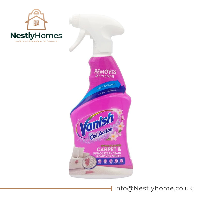 Vanish Oxi Action Carpet & Upholstery Stain Remover Spray 500ml PK6.