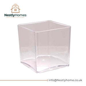 VASE ACRYLIC CUBE 10X10