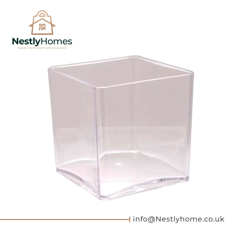 VASE ACRYLIC CUBE 10X10