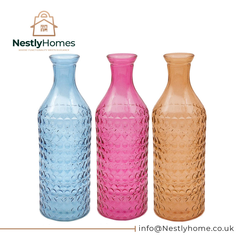 Vase Bottle Style 3 Asst 30cm