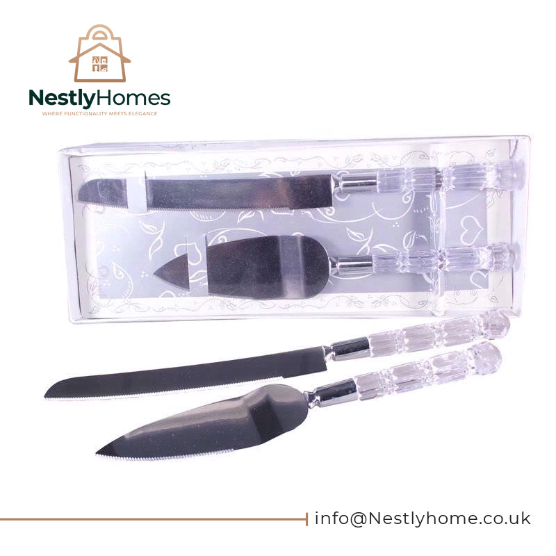 Wedding Cake Knife & Server Set