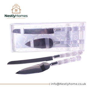 Wedding Cake Knife & Server Set