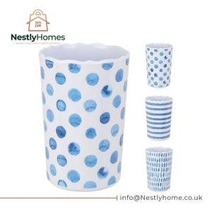Melamine Cup Assorted 8xh11cm