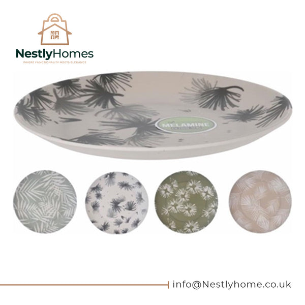 Melamine Flat Plate 20cm Assorted