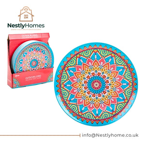 Melamine Moroccan Design Plates 11in