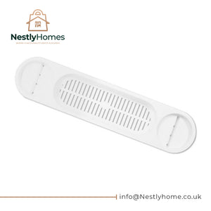 Signature Plastic White Bath Rack