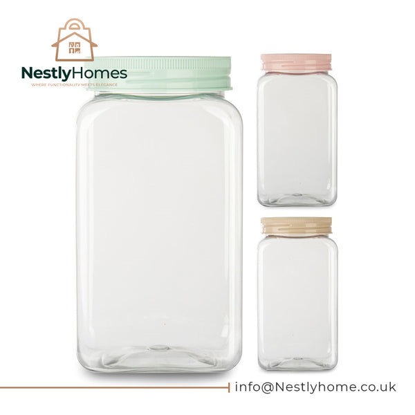 Square Canister Classic 1.6l Assorted Vrm