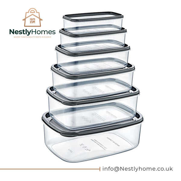 Thl Sweet Storage Rectangular Food Box Set 6