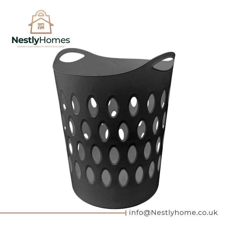 Thumbs Up Large Flexi Laundry Basket Black