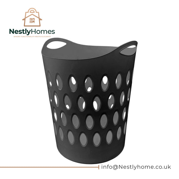 Thumbs Up Large Flexi Laundry Basket Black