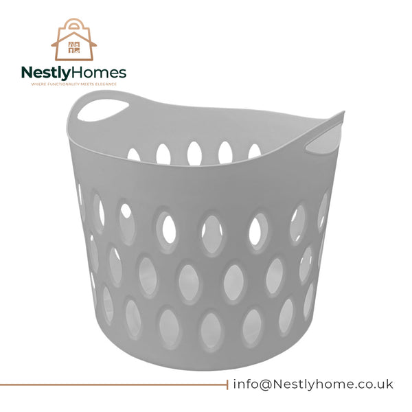 Thumbs Up Small Flexi Laundry Basket Grey