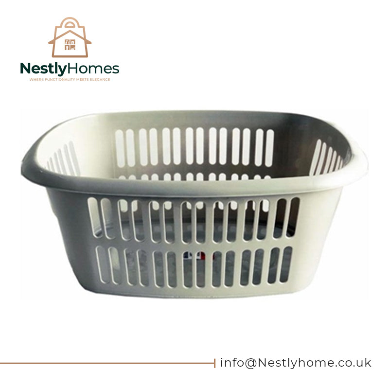 Tml Laundry Basket Rectangular Taupe