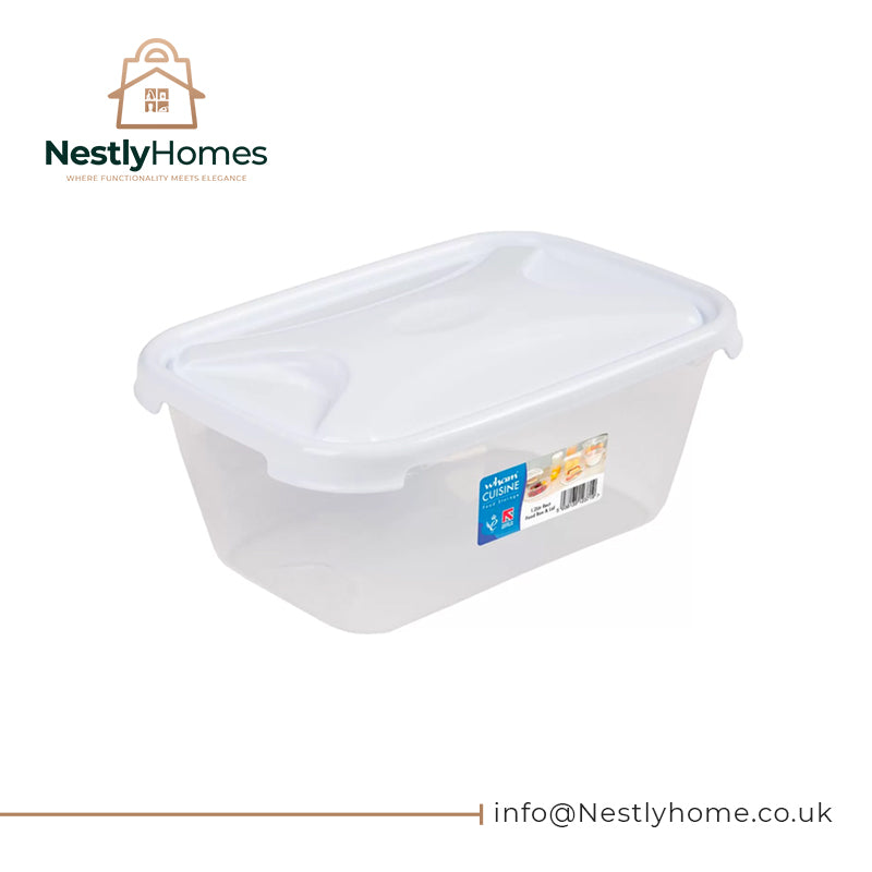 Wham Rect Food Container 2 Ltr