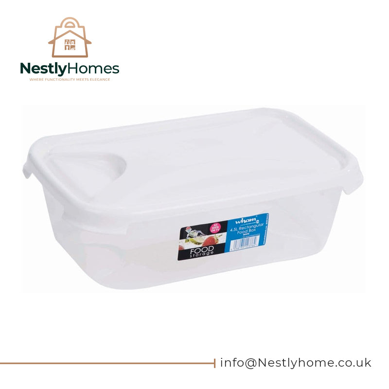 Wham Rect Food Container 4.5ltr