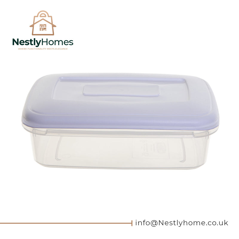 Whitefurze Food Storage Box White 2ltr