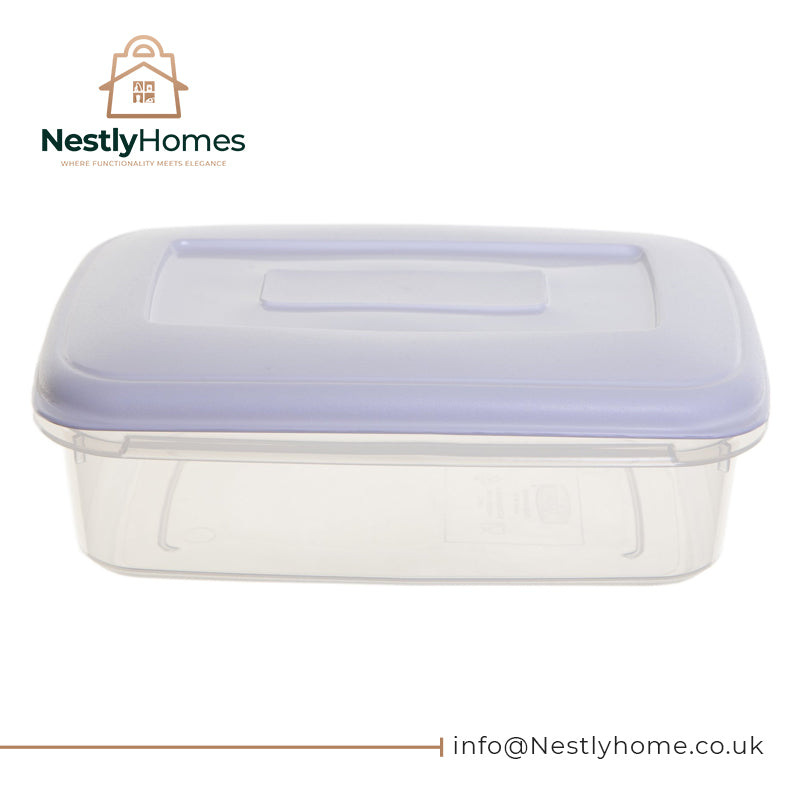 Whitefurze Food Storage Box White 4ltr